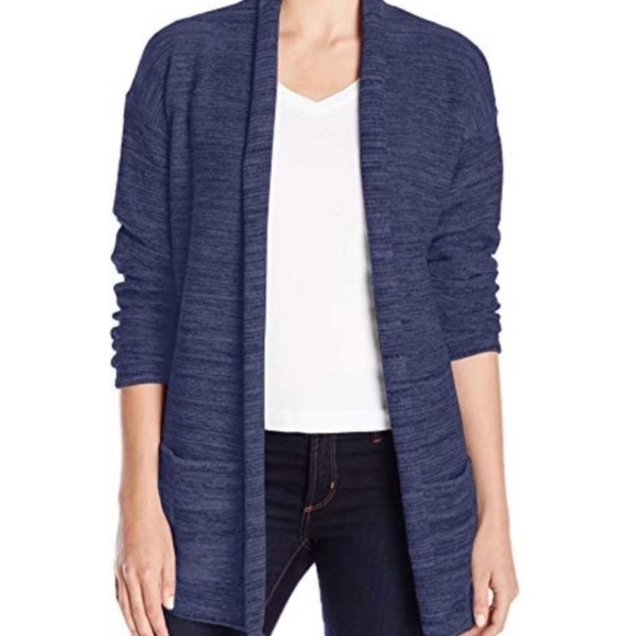 Columbia Rock Range Wool Blend Long Cardigan Sweater Blue Size Small - Picture 10 of 10